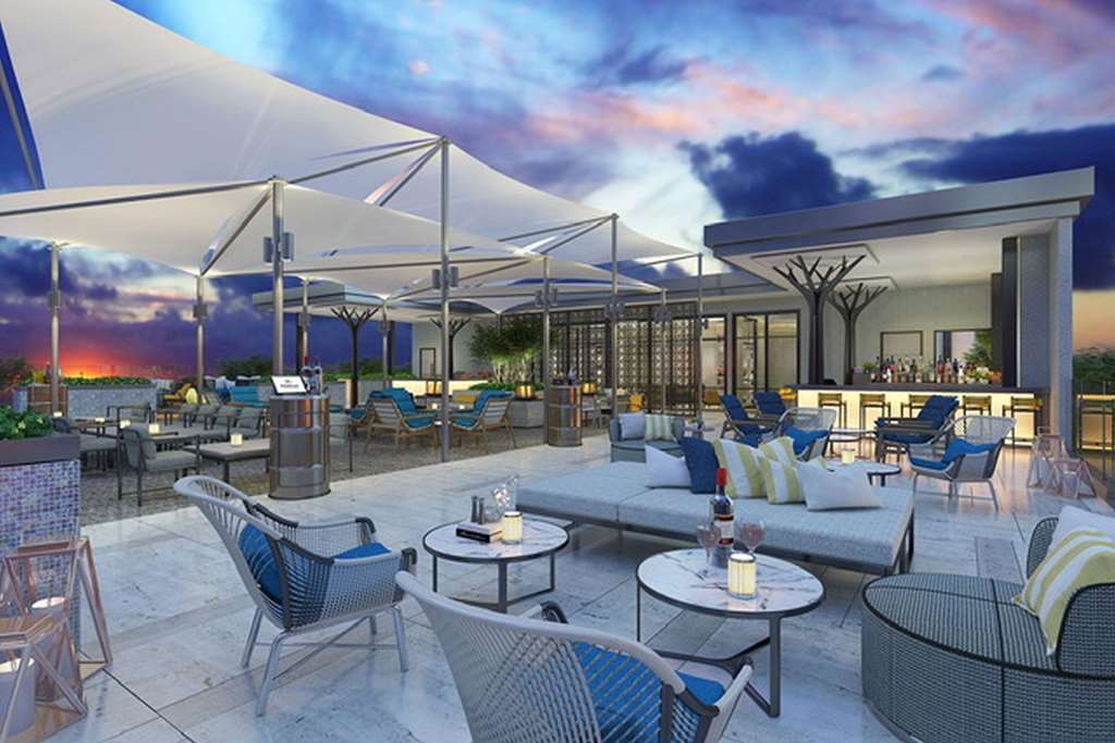 Hilton Dili Palm Springs Otel Restoran fotoğraf